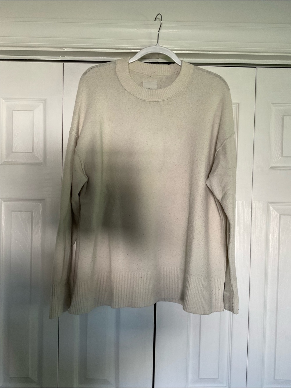 aerie Cream Crewneck Sweater